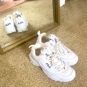 Fila’s. Slightly worn.